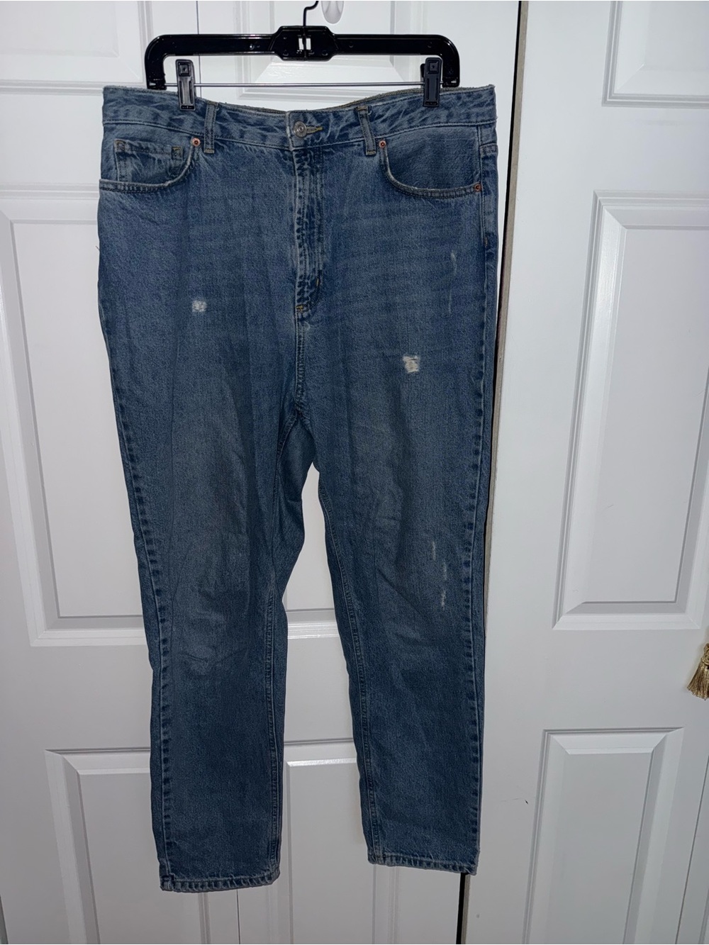 BDG Distressed Relaxed Blue Denim Jeans